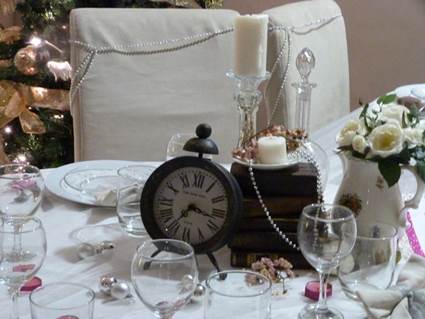 Decoración para la mesa de fin de año