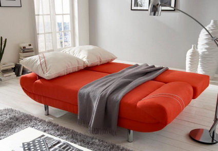 Sofá cama naranja