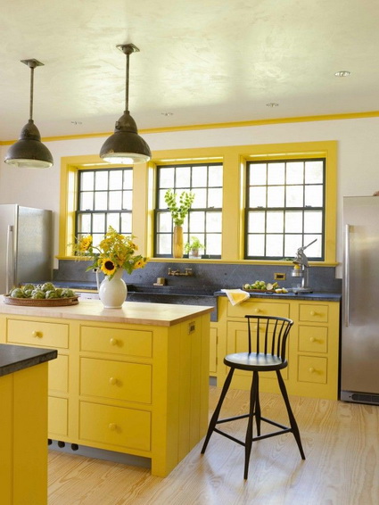 Cocina en amarillo