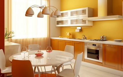 Cocina en tonos amarillos