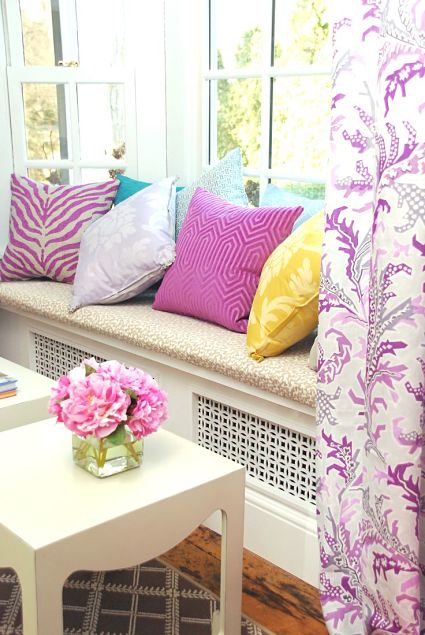 Decoración en lila