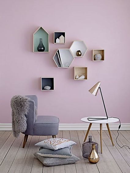 Decoración en color lila