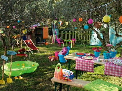 Fiesta en el patio