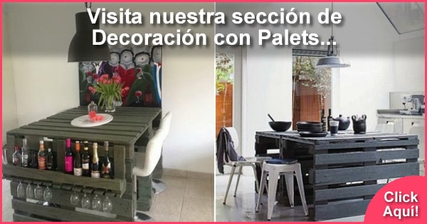 Muebles y objetos hechos con palets de madera
