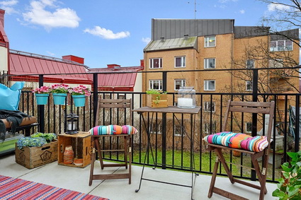 Más ideas para decorar balcones urbanos