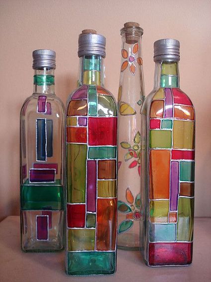 Ideas para decorar con botellas de vidrio - Decoración de ...