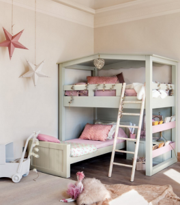 Ideas para dormitorios infantiles compartidos - Decoración de