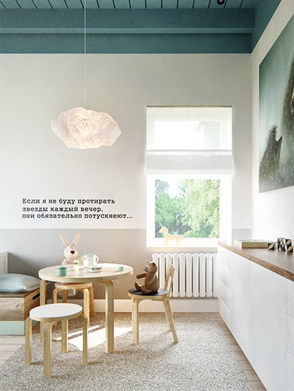 Decoración de dormitorio infantil con estilo nórdico