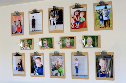 Decorar con clipboards