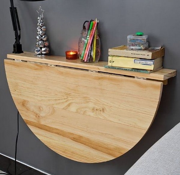 Mesa de trabajo rebatible