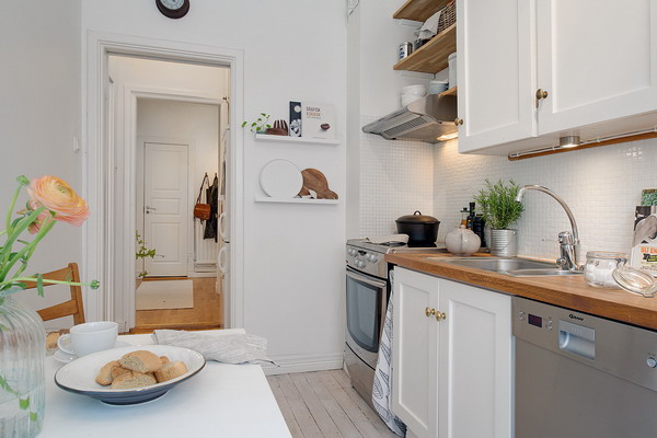 Apartamento compacto con estilo nórdico