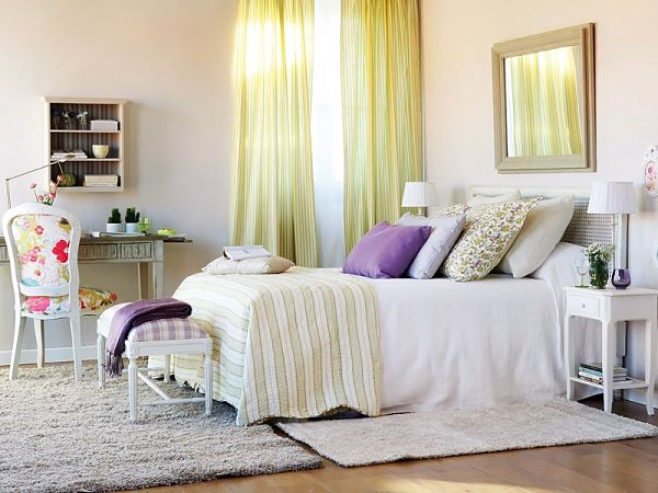 Diferentes estampados coloridos para dormitorios