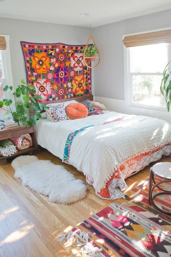 Dormitorio colorido
