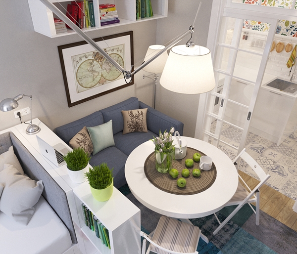 Mini apartamento de 25 metros cuadrados