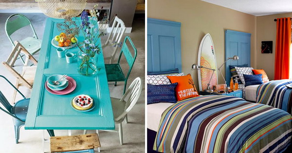 8 ideas con puertas recicladas