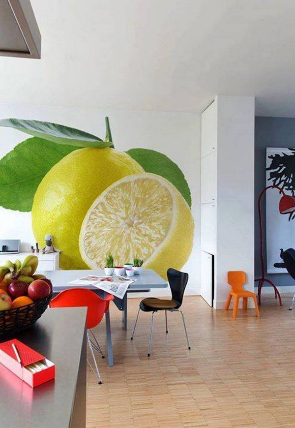 Fotomural de limones