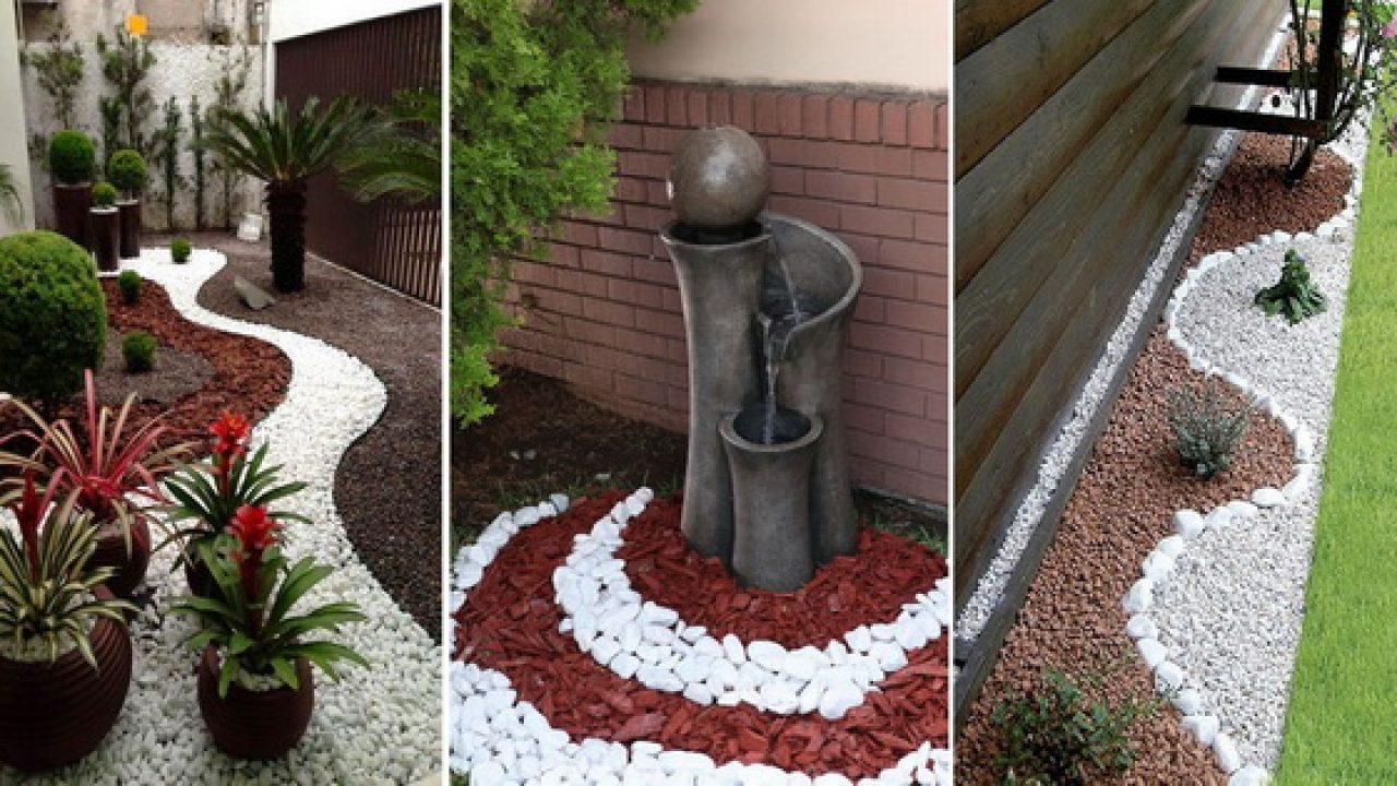 ▷ Más de 20 fotos de JARDINES CON PIEDRAS 🎍【 IDEAS para DECORAR JARDINES】