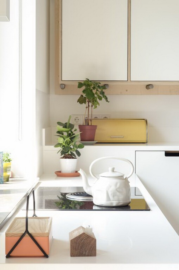 Cocina con mucha luz natural