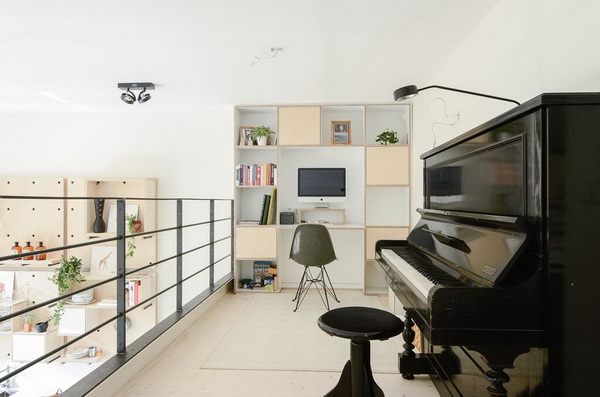 Estudio con piano