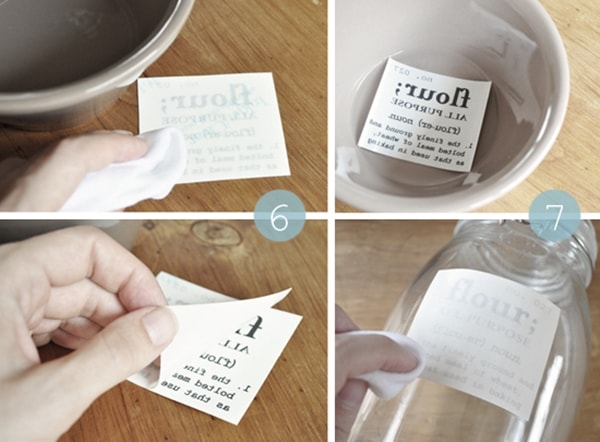 Texto impreso sobre papel contact