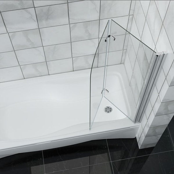 Mampara de baño plegable