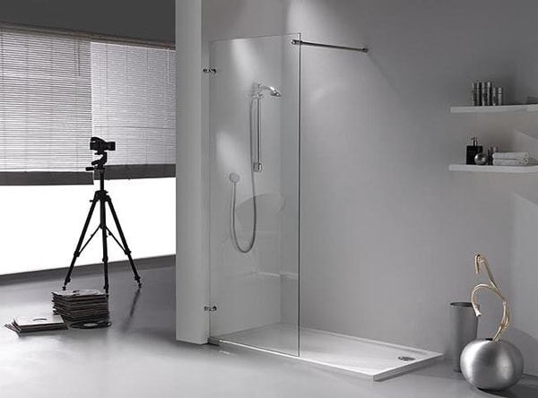 Mampara de baño fija
