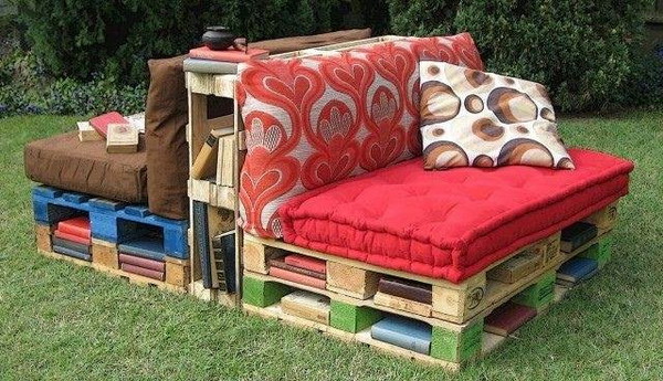 Sillones hechos con palets de madera