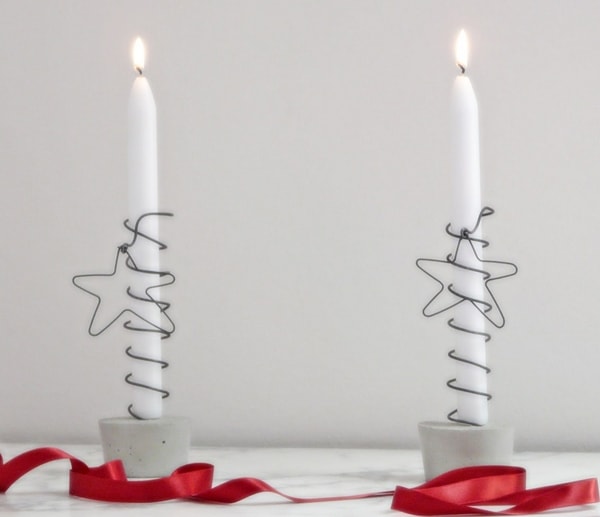 Portavelas para Navidad y Año Nuevo