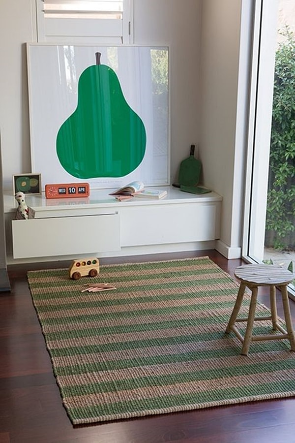 Alfombra de fibras naturales