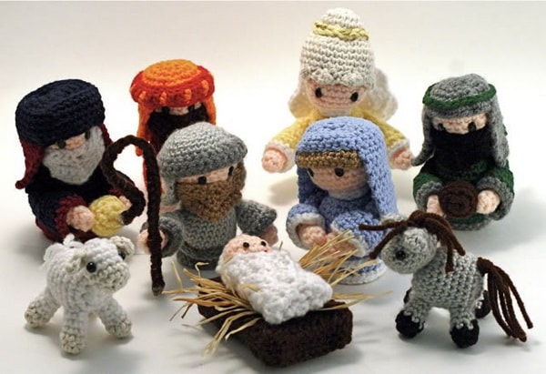Belenes hechos a crochet
