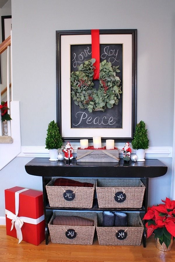 Ideas para decorar recibidores para Navidad