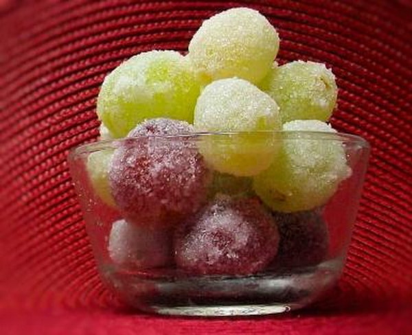 Uvas azucaradas para la mesa de fin de año