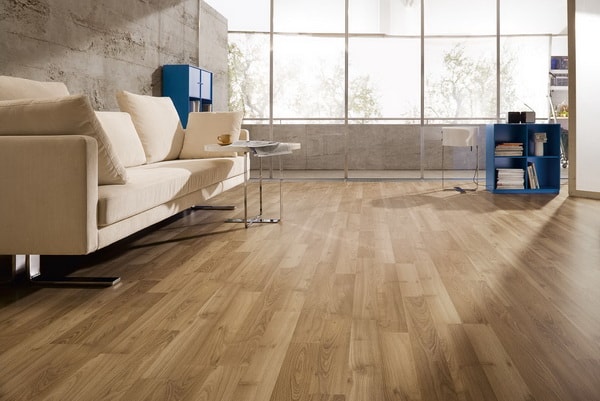 Suelo de parquet de madera