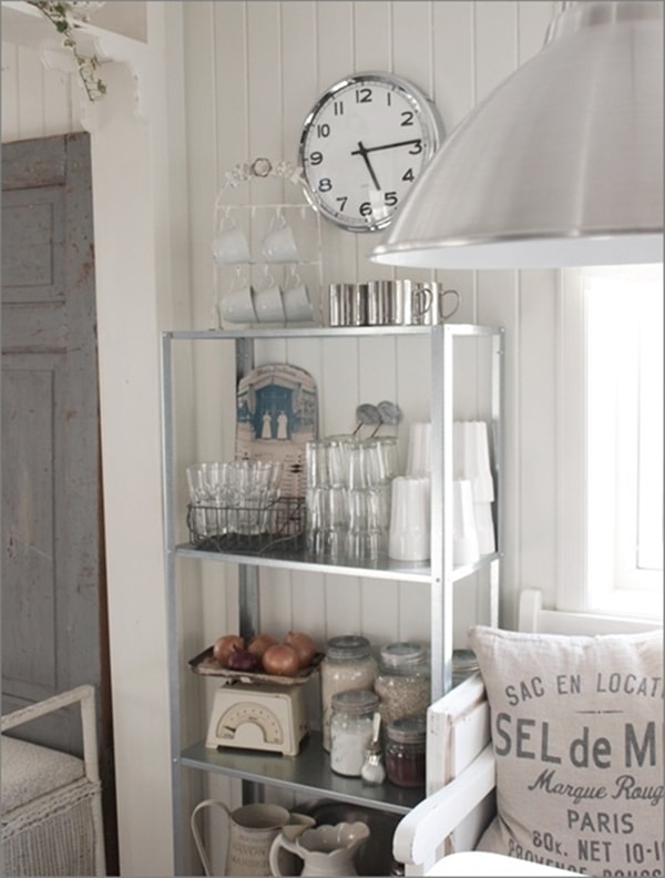 Estanterías de metal para decorar