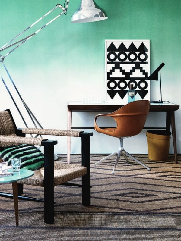 Decora tus paredes con pintura degradada