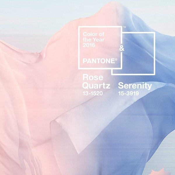 Rosa cuarzo y azul serenidad, nuevos tonos Pantone para 2016