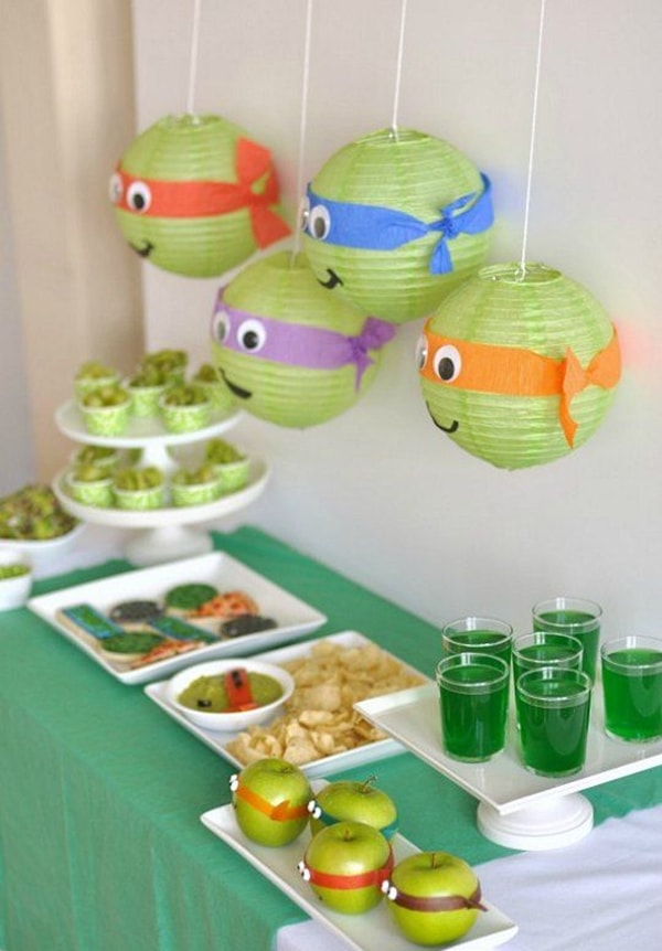 Fiesta temática de las Tortugas Ninja