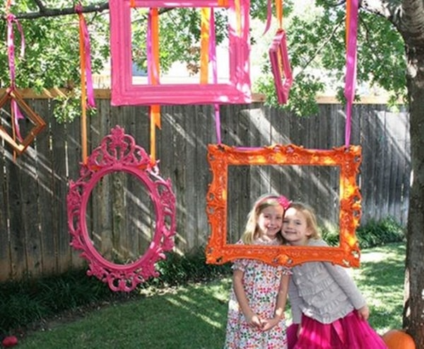 Escenario para fotos para fiesta infantil