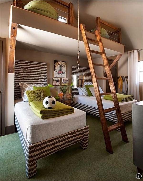 Habitación infantil compartida