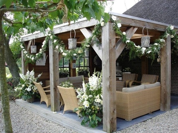 Pérgola para el jardín