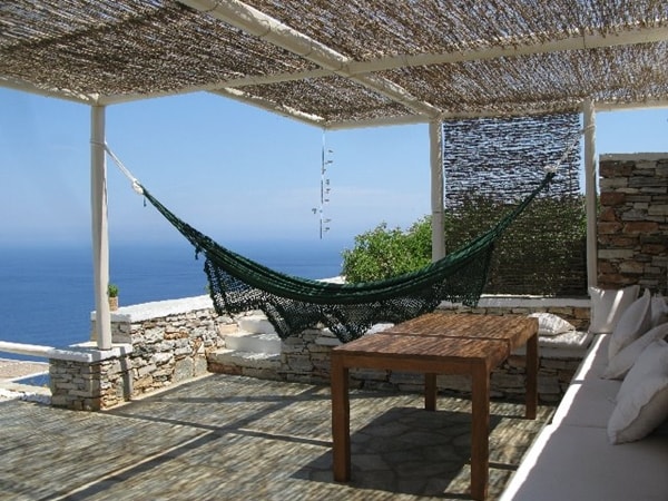 Pérgola con cañizo