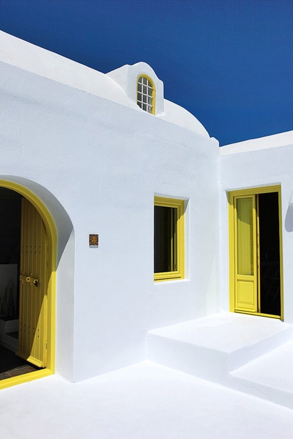Puertas en color amarillo