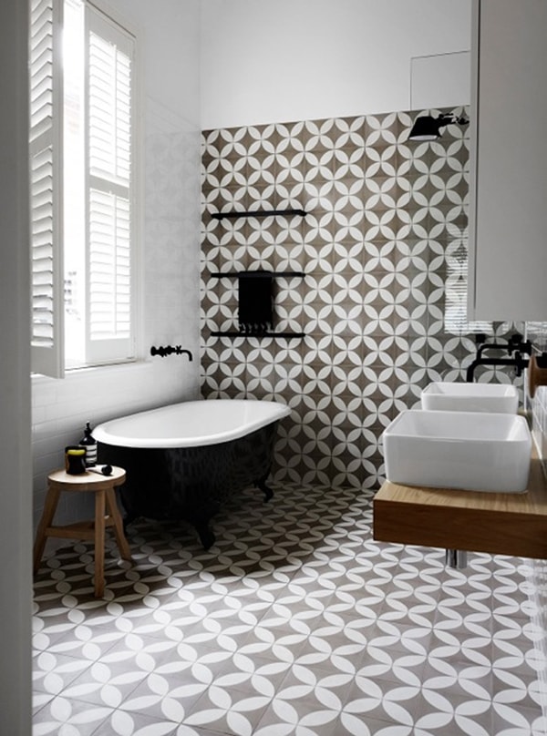 Suelos y azulejos para baños