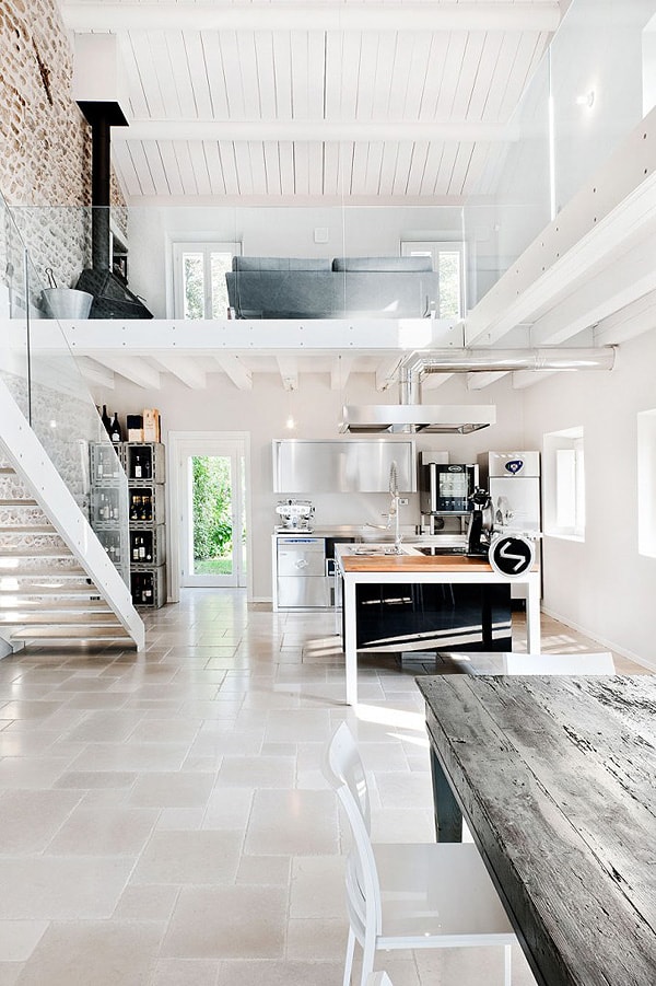 Casa estilo loft muy luminosa