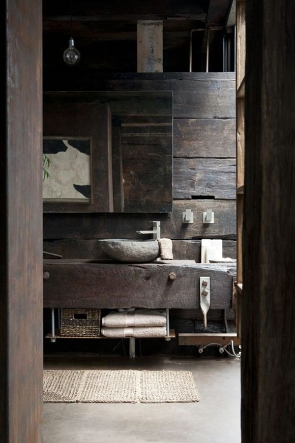 Lavabo de piedra