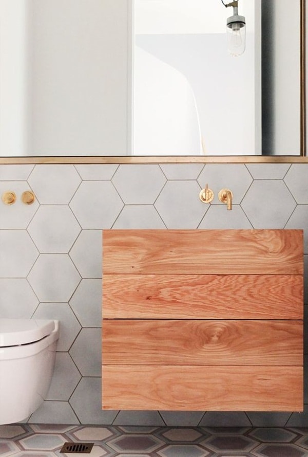 Muebles para baños pequeños