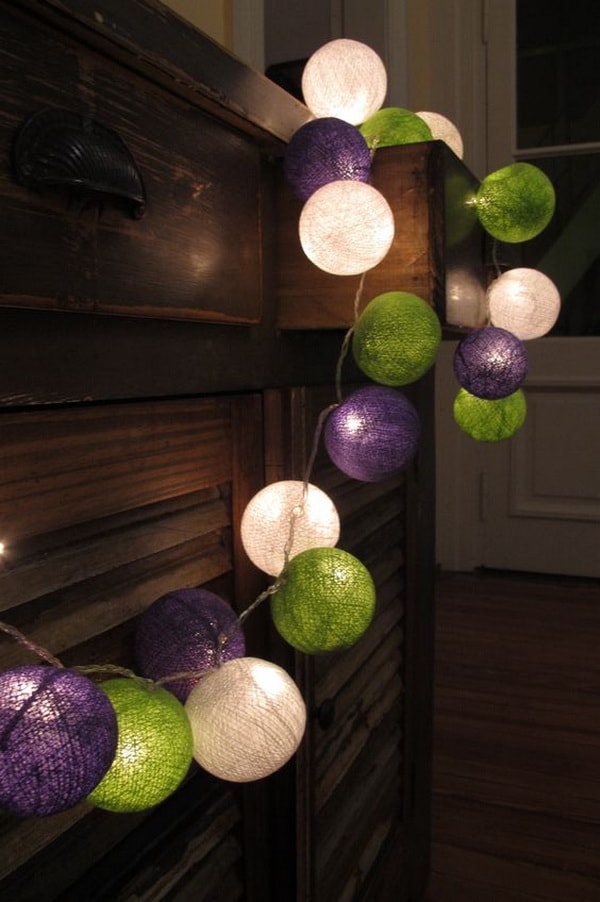 Ideas para decorar con guirnaldas de luces - Decoración de Interiores y