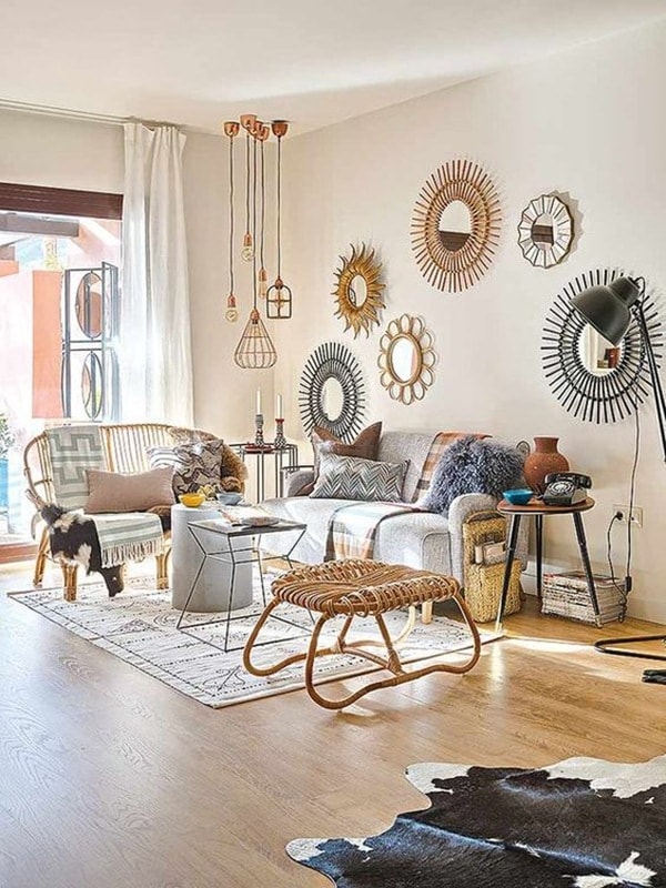 Muebles de mimbre para decorar