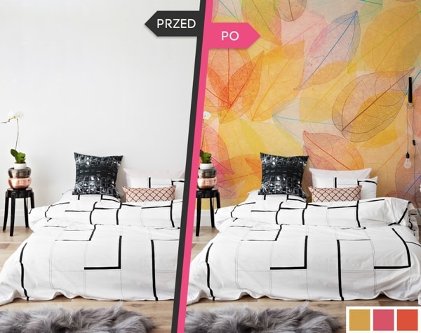 Cabecero de cama con fotomural