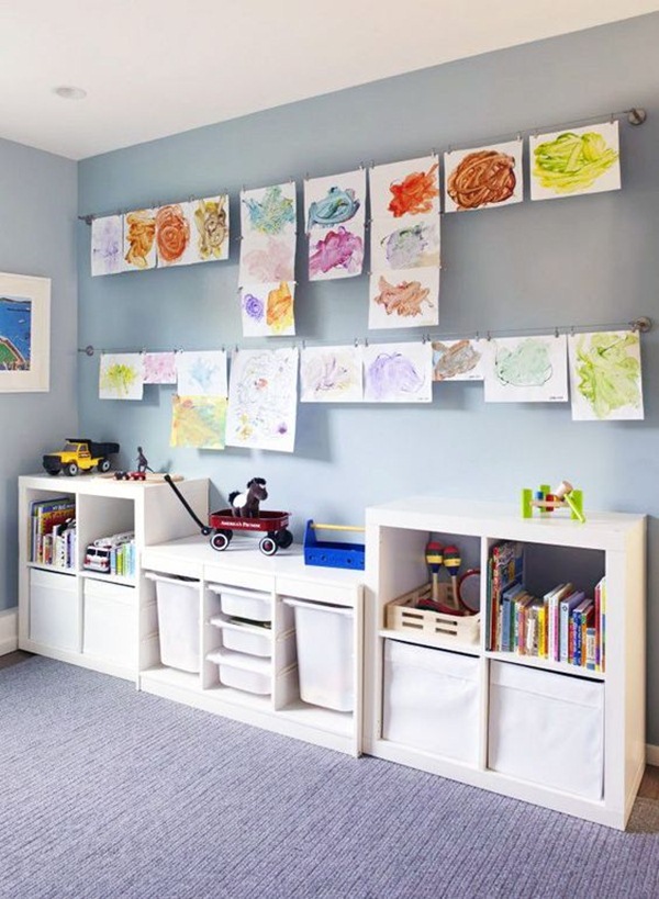 Almacenaje en espacios infantiles
